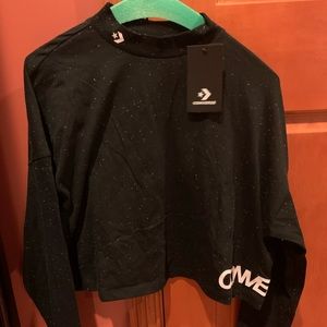 Converse cropped tee